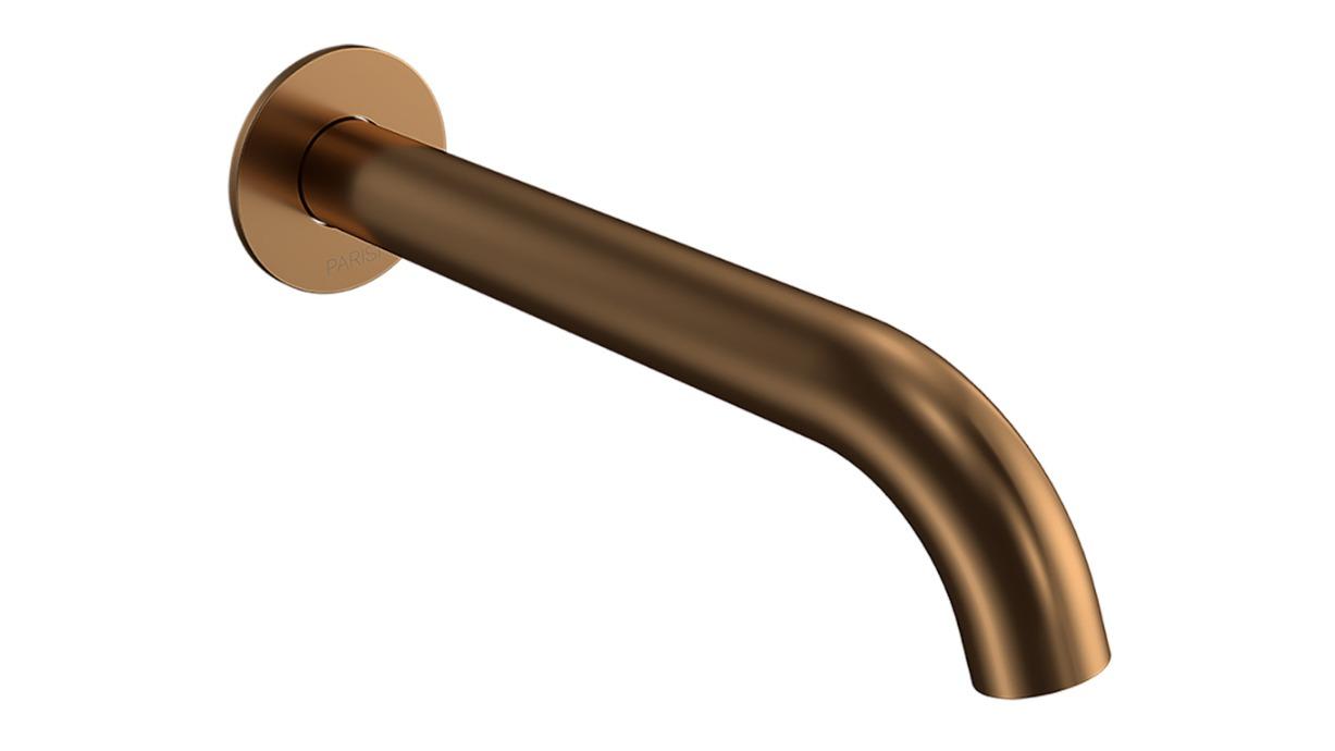 Parisi Play II 190mm Wall Spout - Matte Bronze