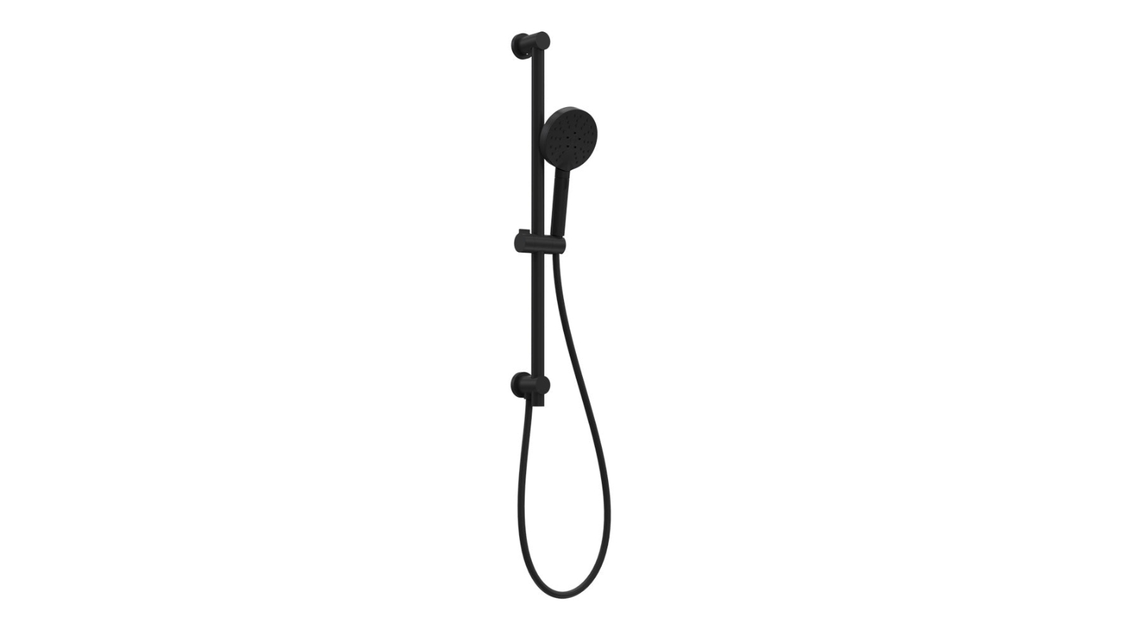 Parisi Play II Sliding Rail with Hand Shower - Matte Black