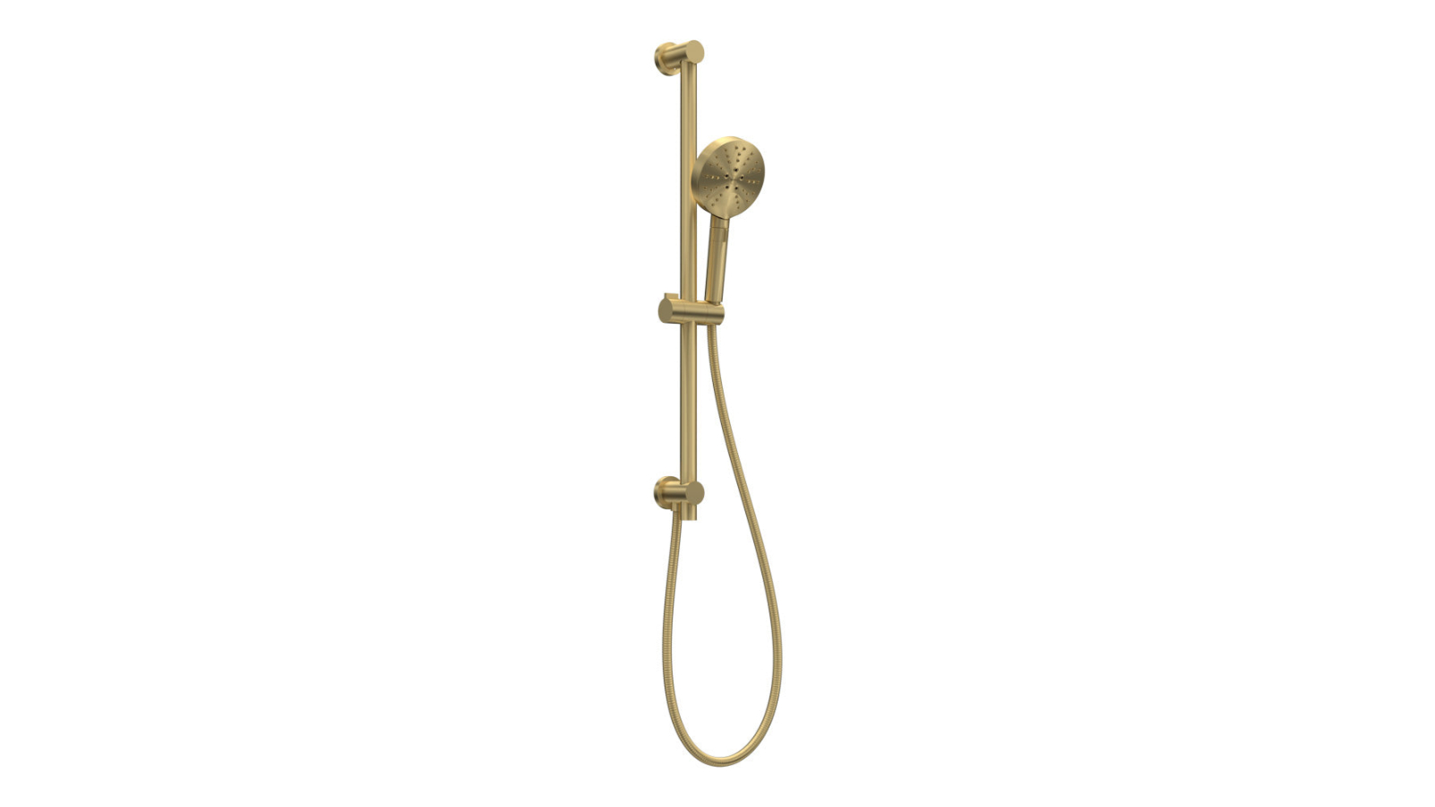 Parisi Play II Sliding Rail with Hand Shower - Brushed Brass