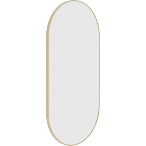 Thermogroup Ablaze Havana Pill Framed Mirror including Demister - Gold