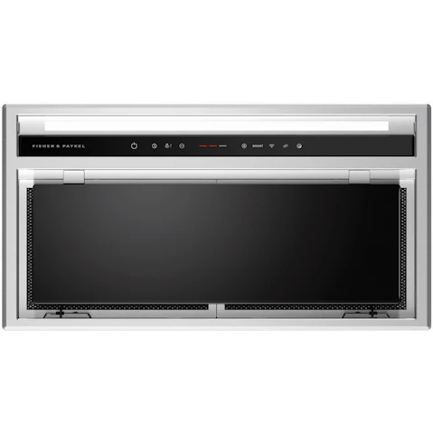 Fisher & Paykel 60cm Series 7 Integrated Insert Wall Rangehood - Steel Glass