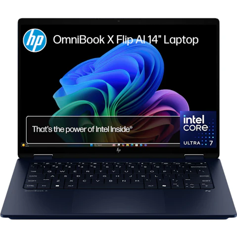 HP OmniBook X Flip 14 14-inch Intel Core Ultra 7-258V/32GB/1TB SSD Next Gen AI CoPilot+ PC 2-in-1 Laptop