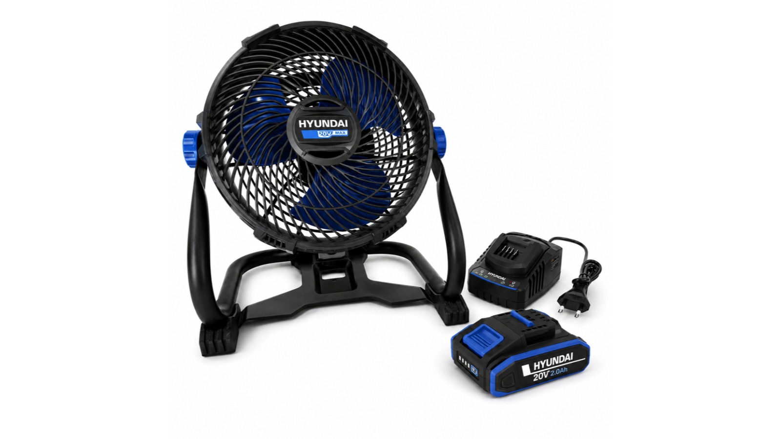 Hyundai Power Equipment 20V Cordless Camping and Job Site Fan Kit
