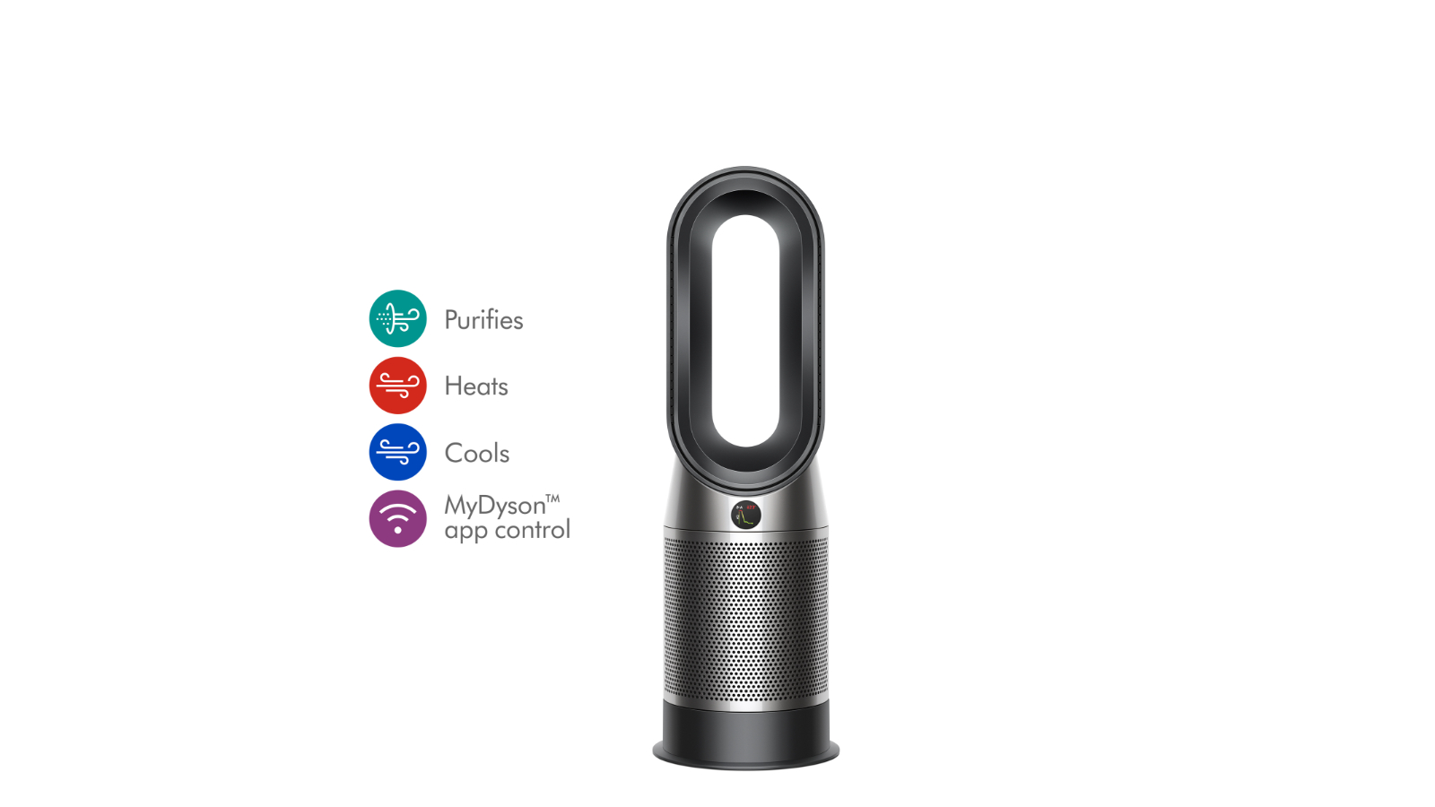 Pure Hot Cool™ Purifier Fan Heater in Black/Nickel | Dyson NZ