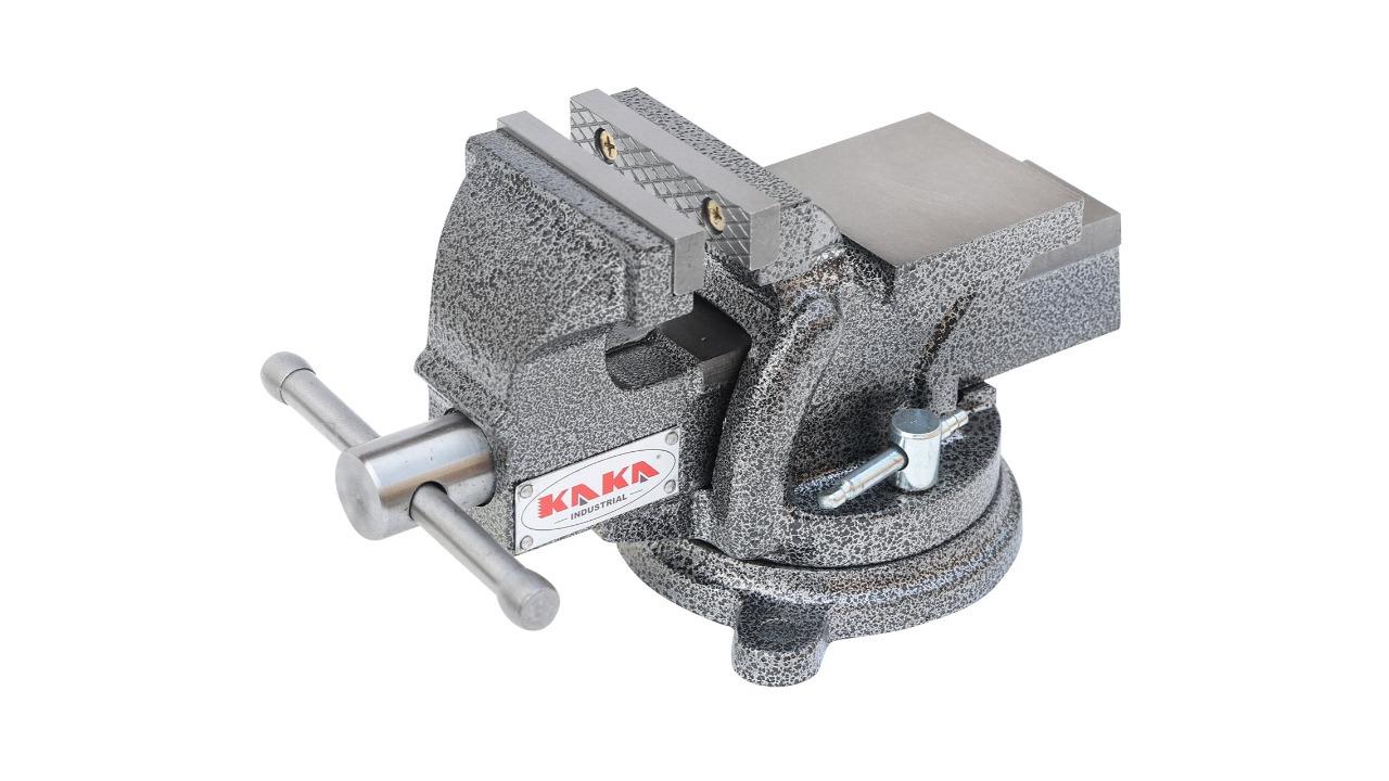 KANG HPS-75 Heavy-Duty Swivel Base Bench Vice with Anvil