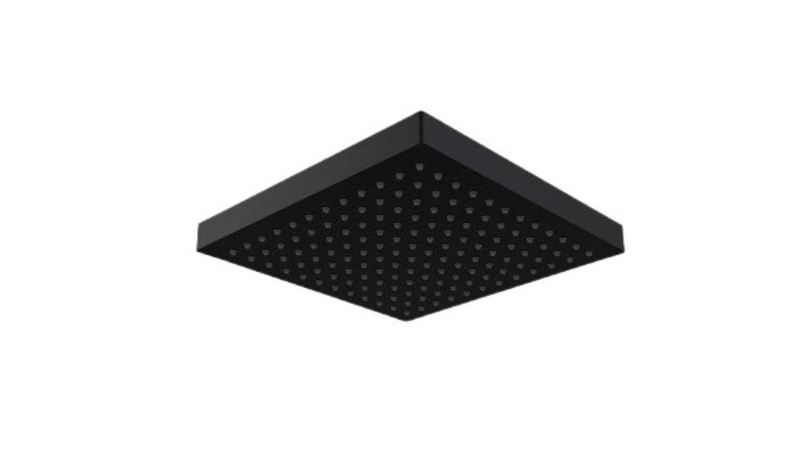 Parisi Quad 200mm ABS Shower Head - Matte Black