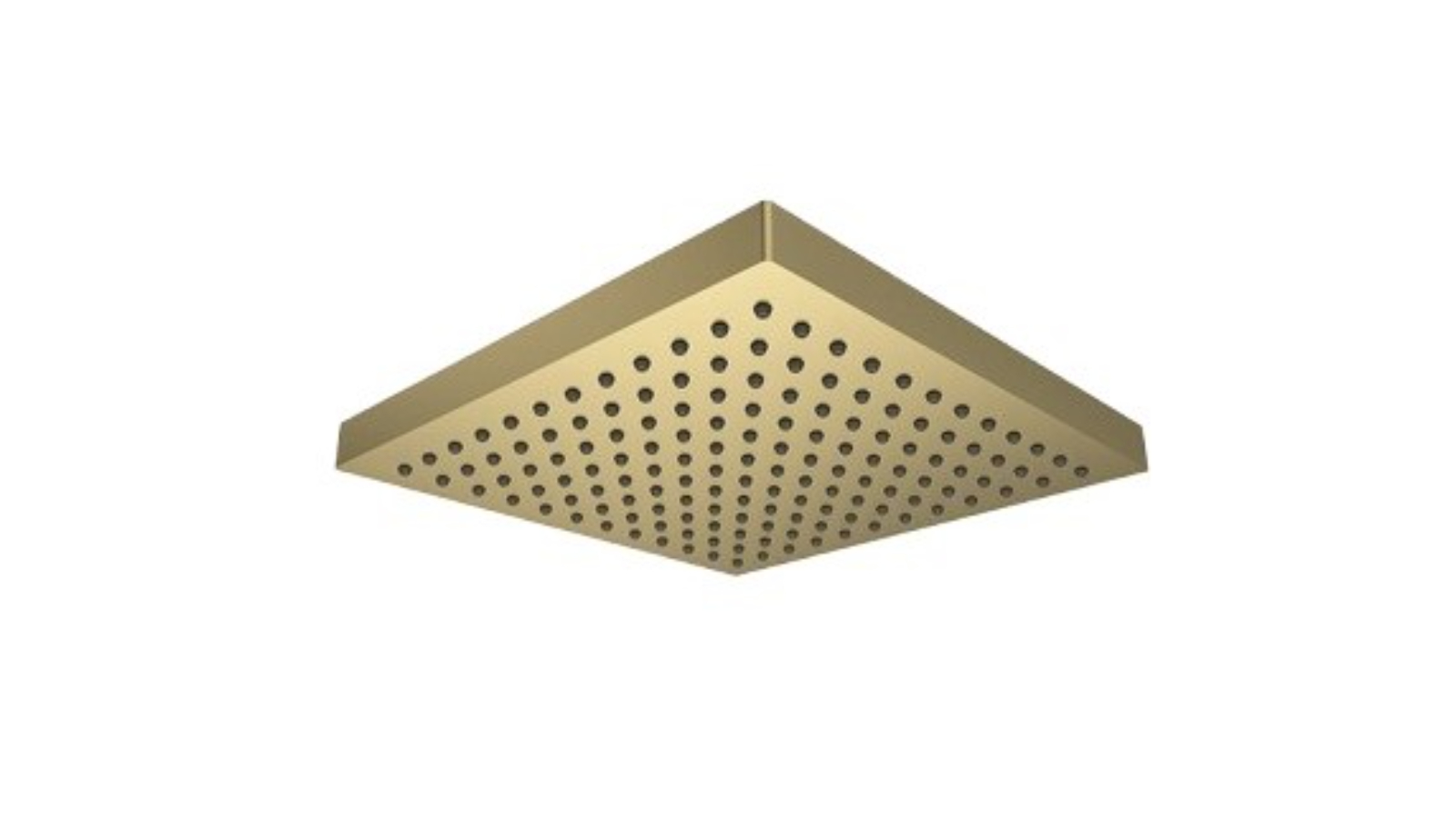 Parisi Quad 200mm ABS Shower Head - Brushed Brass