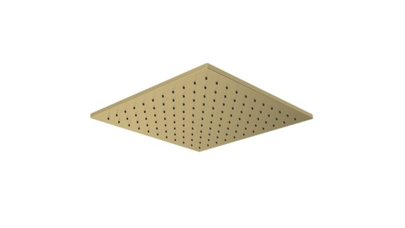 Parisi Quad 300mm Brass Shower Head - Brushed Brass
