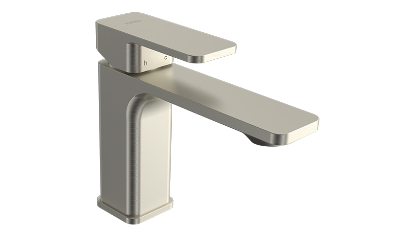 Parisi Quad II Basin Mixer - Brushed Nickel