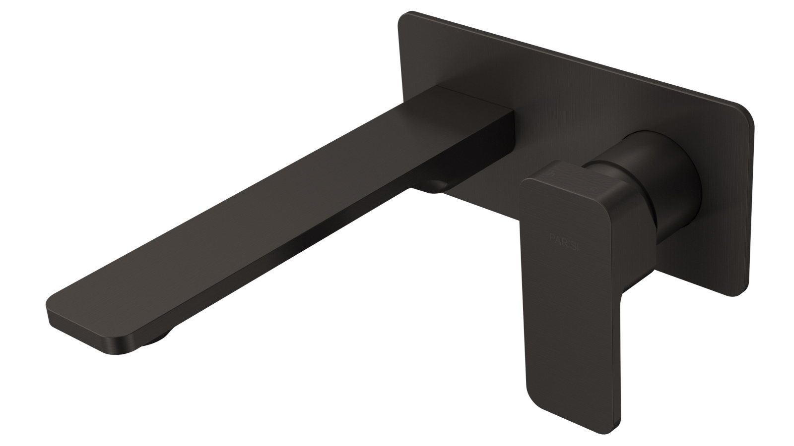 Parisi Quad II Wall Mixer with 190mm Spout on Plate - Fucile