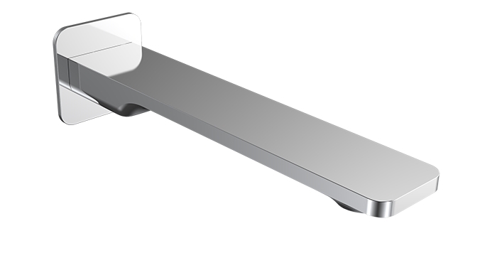 Parisi Quad II 190mm Wall Bath Spout - Chrome