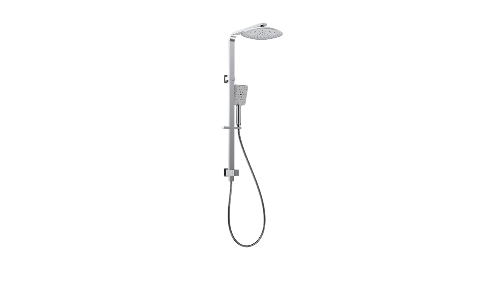 Parisi Quad II Twin Shower System - Chrome