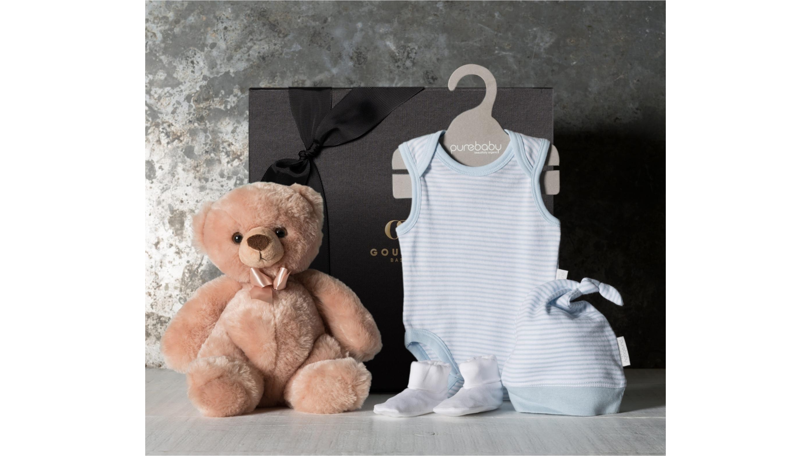 Gourmet Basket Classic Baby Boy Hamper