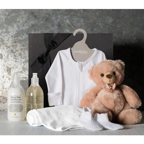 Gourmet Basket Classic Bedtime Baby Hamper