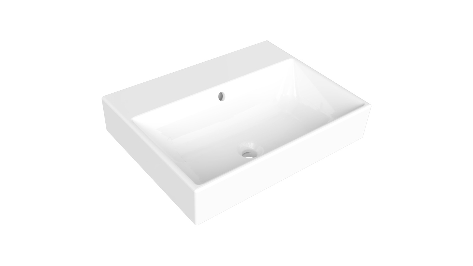 Parisi Velca 600mm Wall Mounted Basin