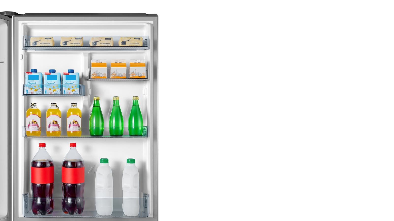 Hisense 417L PureFlat Bottom Mount Fridge Silver Harvey Norman