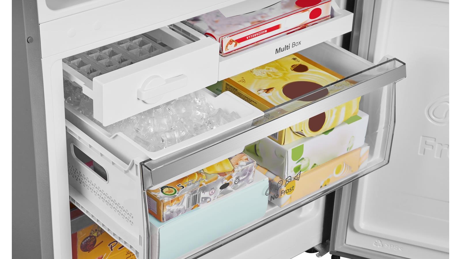 Hisense 417L PureFlat Bottom Mount Fridge Silver Harvey Norman