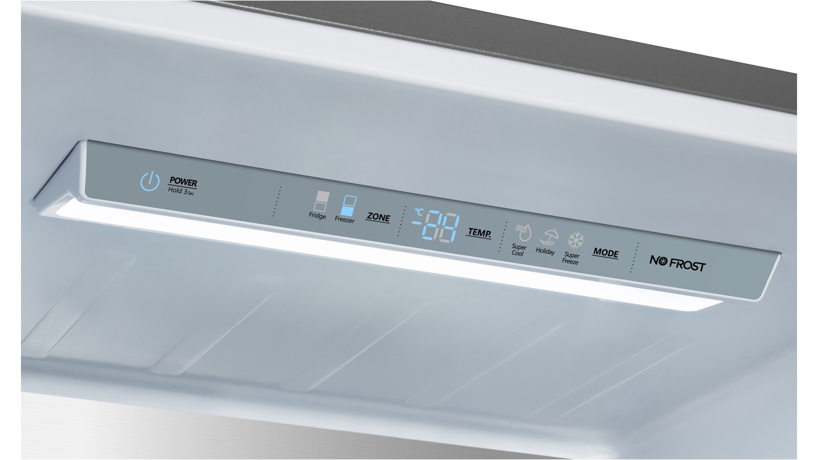 Hisense 417L PureFlat Bottom Mount Fridge Silver Harvey Norman