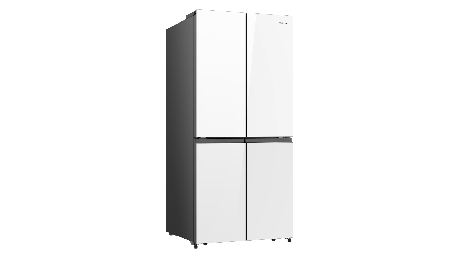 Hisense 483L PureFlat Slim French Door Fridge - White