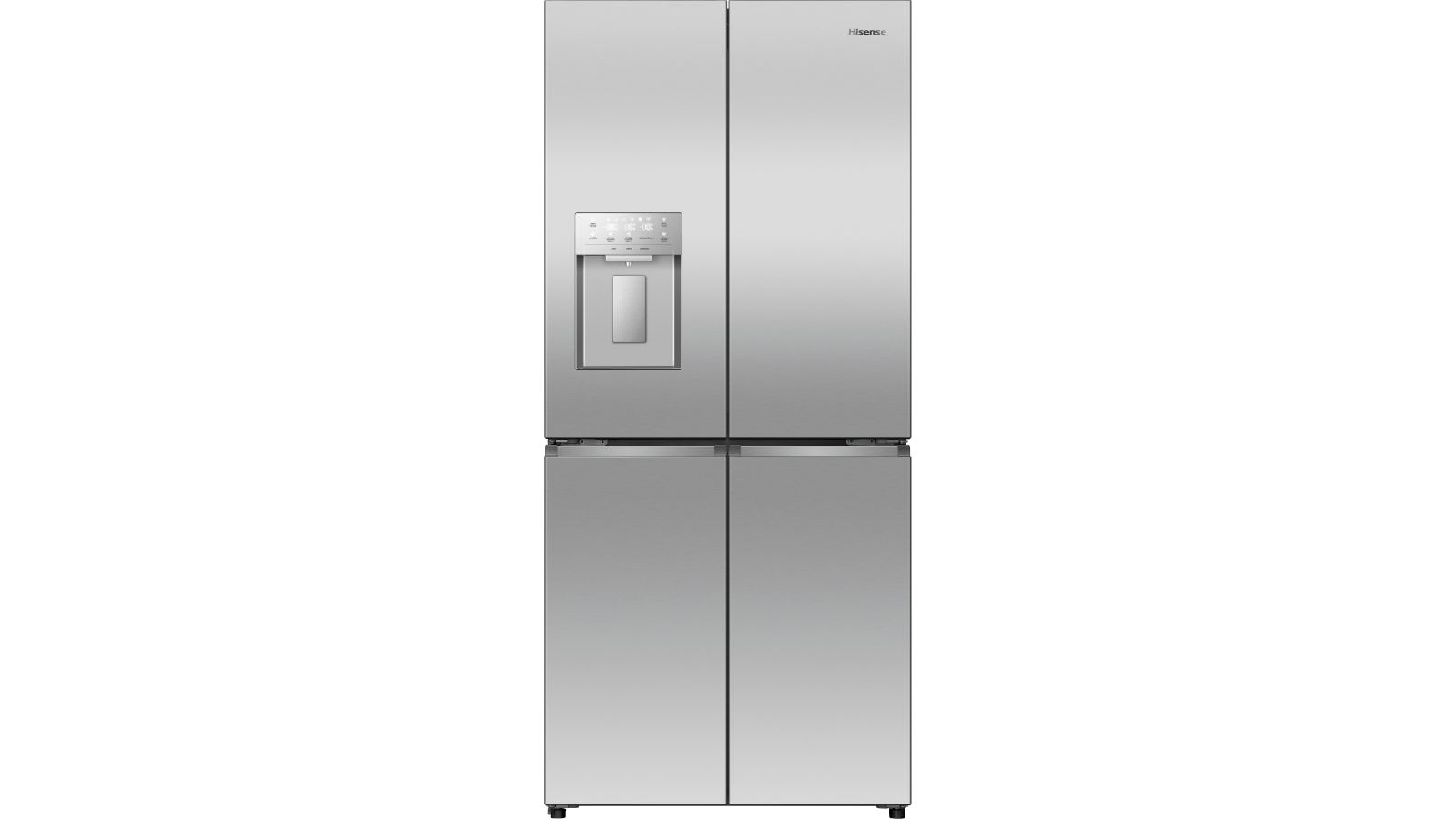 Hisense 483L PureFlat French Door Fridge - Stainless Steel