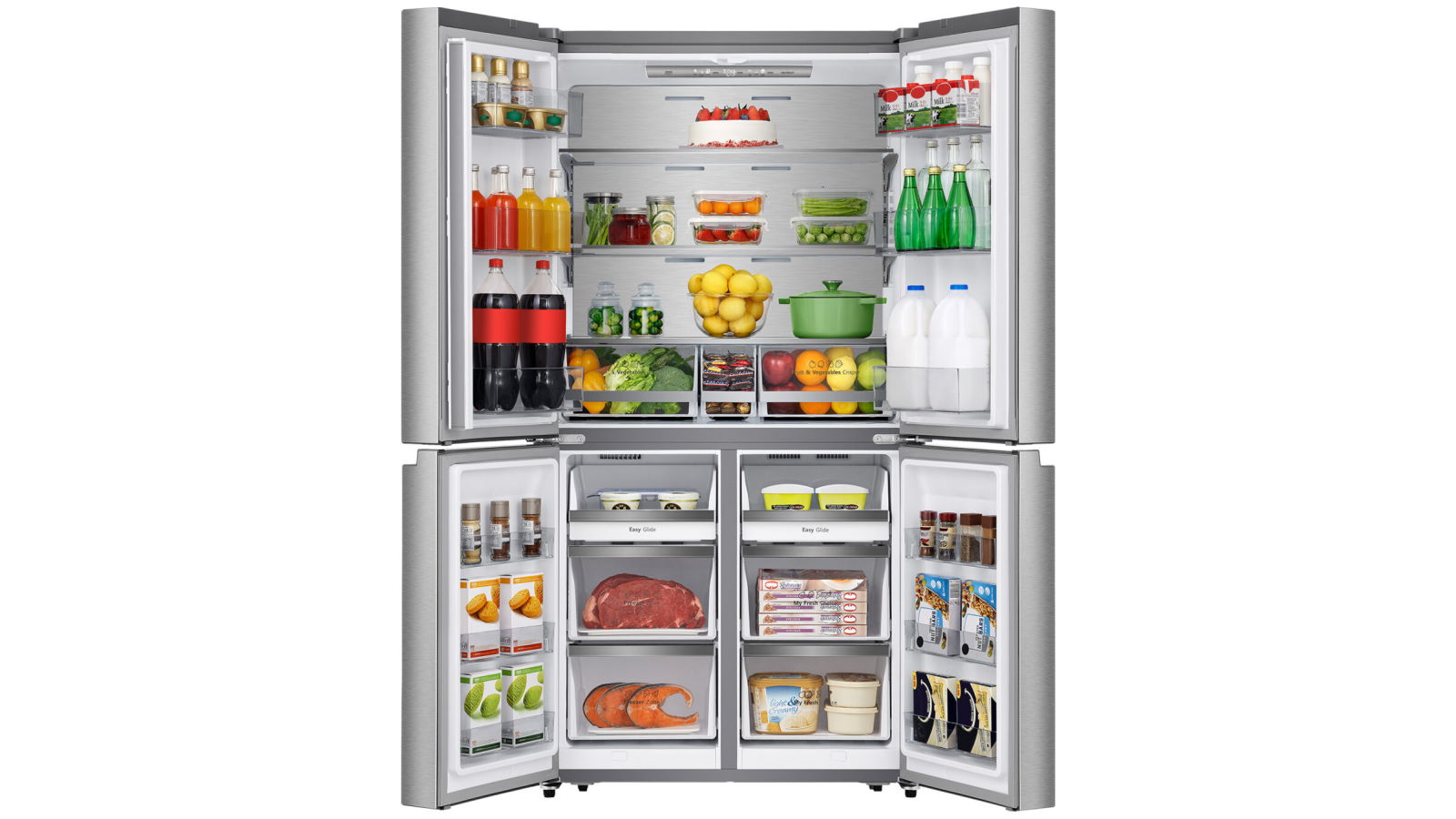 Hisense 609L PureFlat French Door Fridge Harvey Norman
