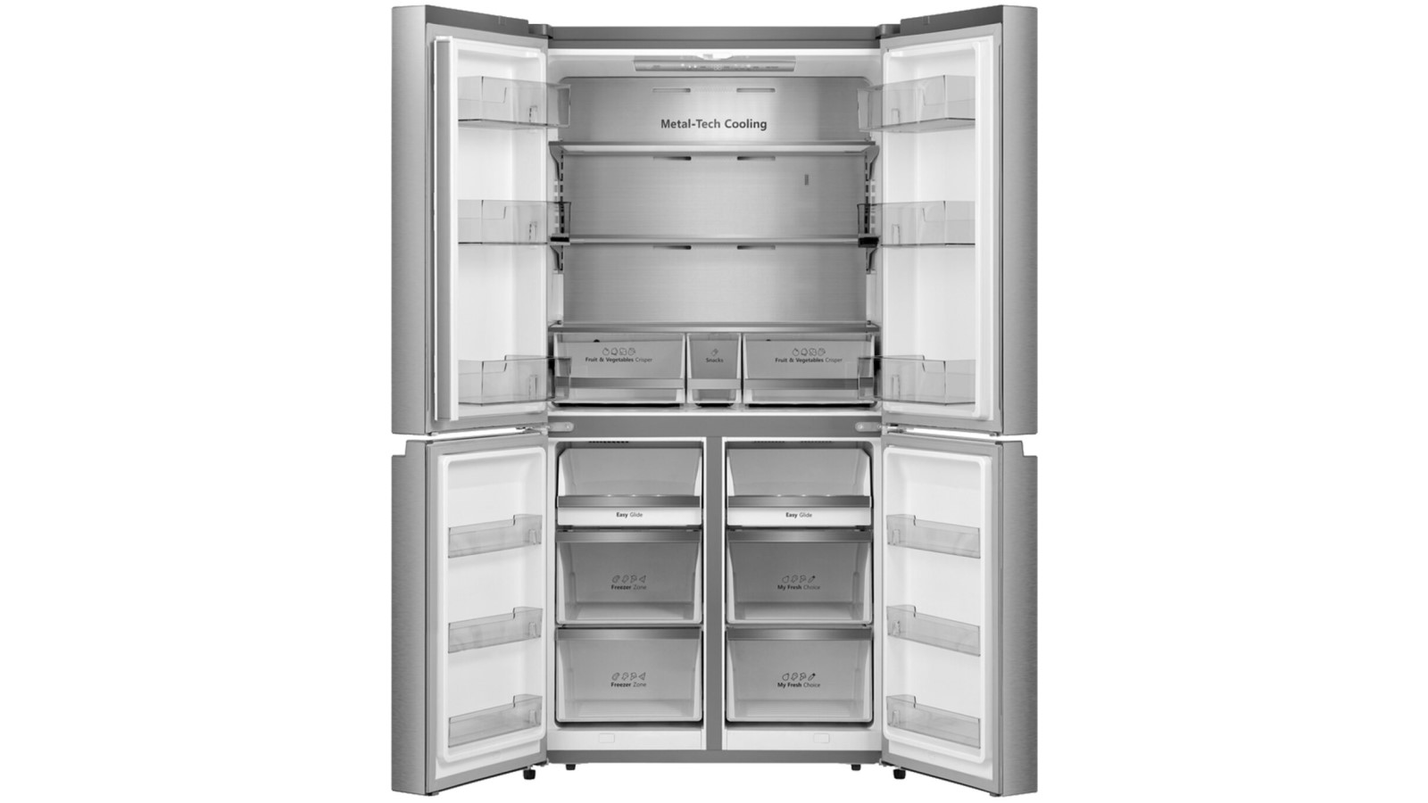 Hisense 609L PureFlat French Door Fridge Harvey Norman