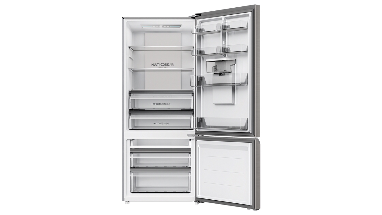 Haier 433L Bottom Mount Fridge with Water Dispenser Satina Harvey