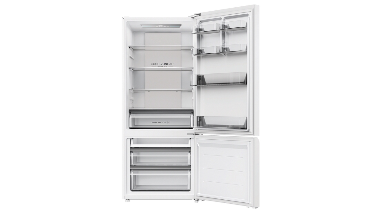 Haier 433L Bottom Mount Fridge White Harvey Norman
