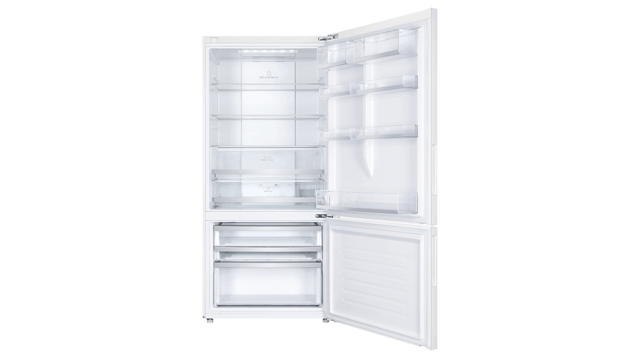 Haier 493L Bottom Mount Fridge White Harvey Norman