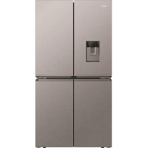 Haier 623L Quad Door Fridge with Ice & Water Dispenser - Satina