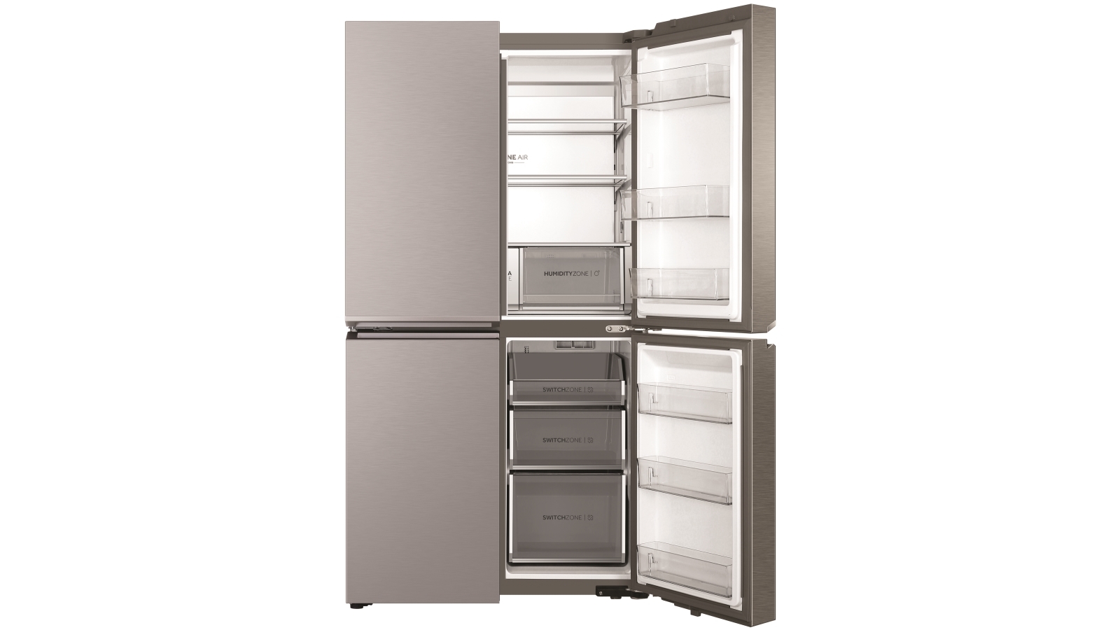 Haier 623L Quad Door Fridge Satina Harvey Norman