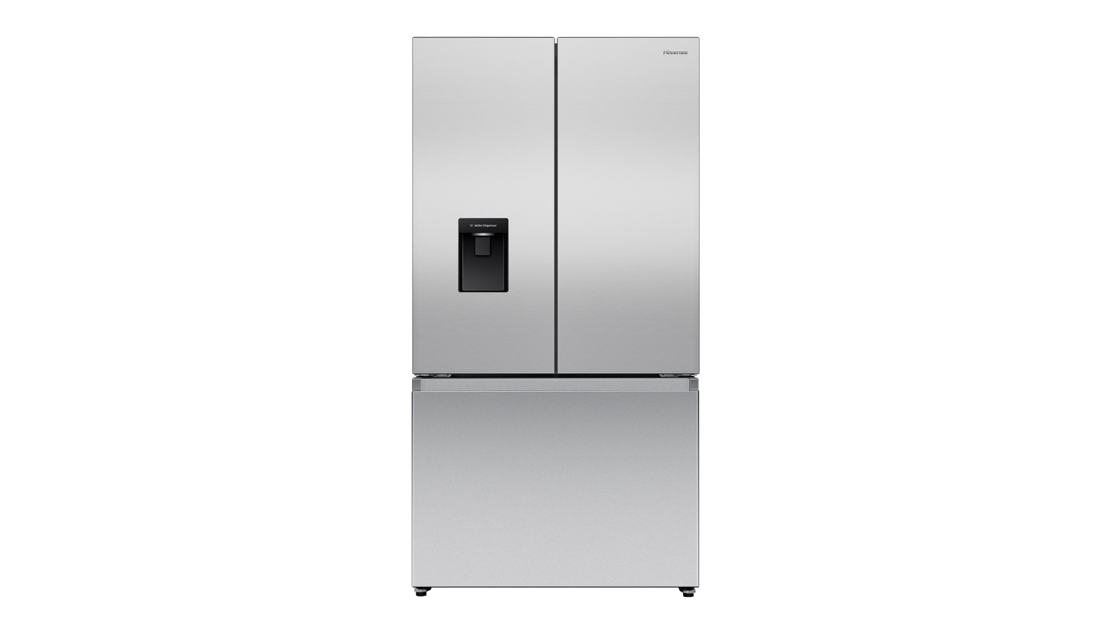 Hisense 635L PureFlat French Door Fridge - Silver