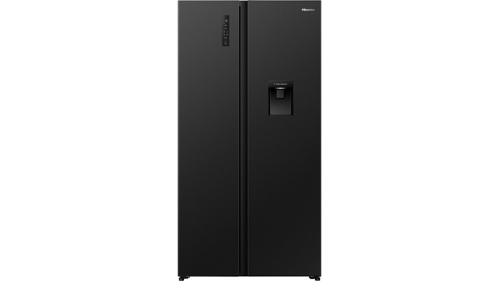 Hisense 540L PureFlat Side by Side Fridge - Black
