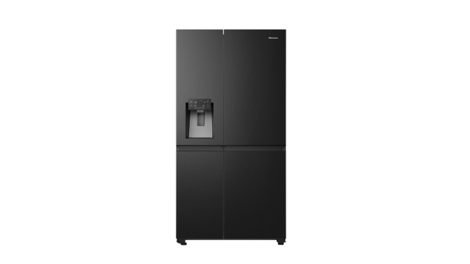 Hisense 632L PureFlat Side by Side Fridge - Black
