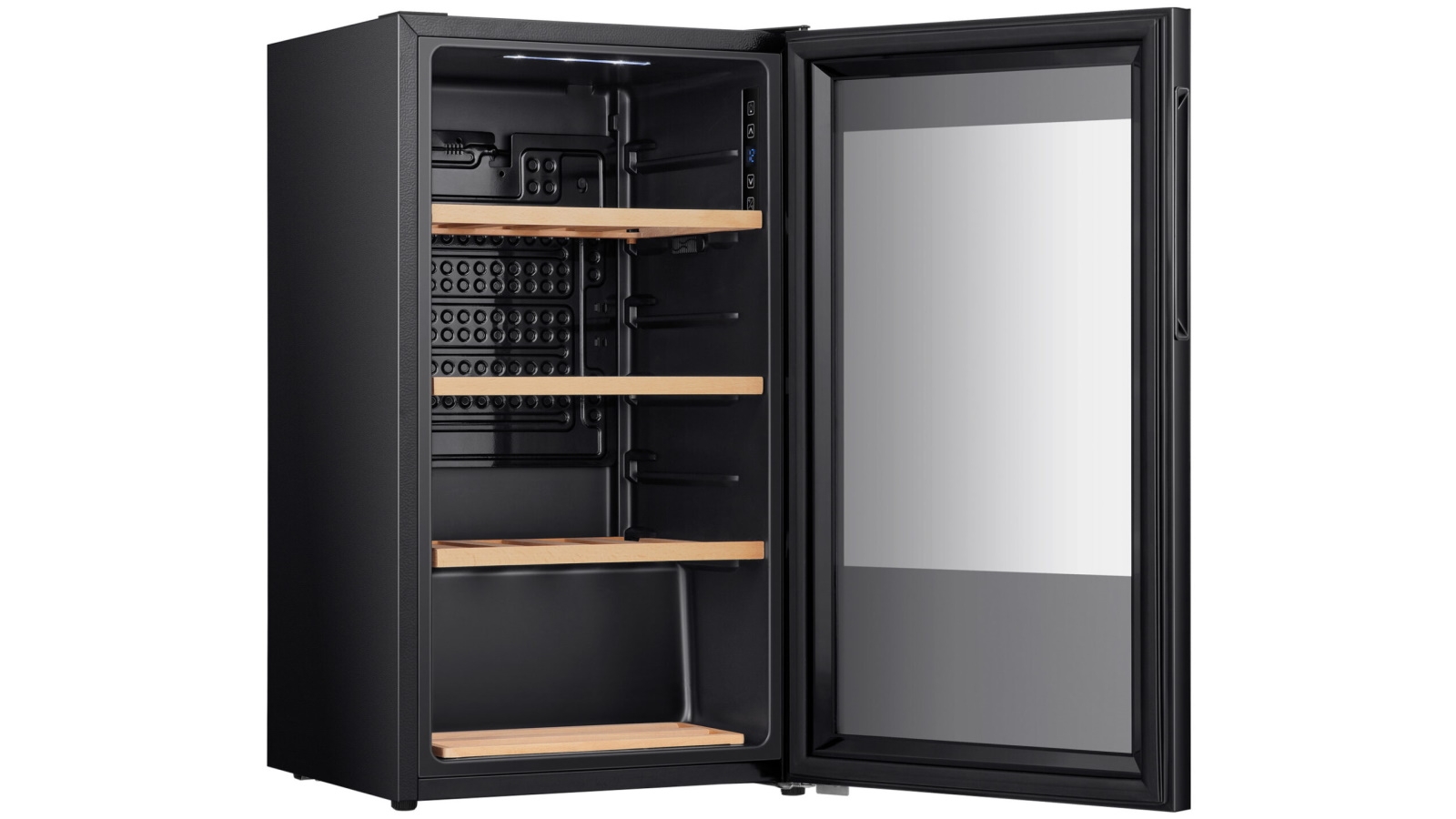 Hisense 30Bottle Wine with Reversible Door Black Harvey Norman