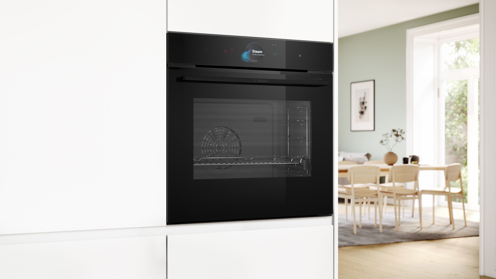 Bosch 600mm Accentline Series 8 Steam Oven with Air Fry Harvey Norman