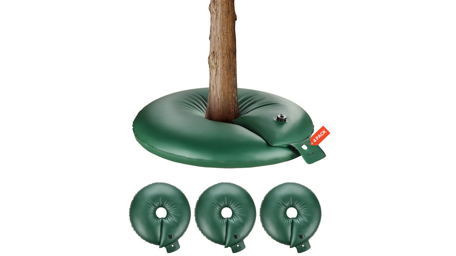 Vevor Tree Watering Ring 4 Packs 20 Gallons Slow Release Tree Water Bag Durable