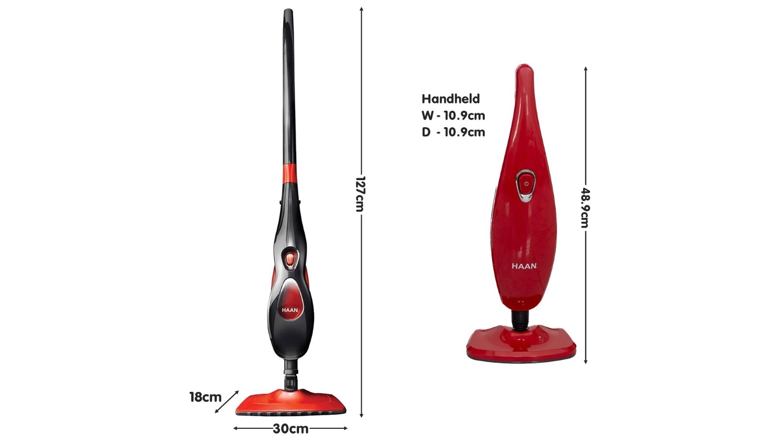 Haan Steam Mop Slim Floor MultiSurface Cleaner Harvey Norman