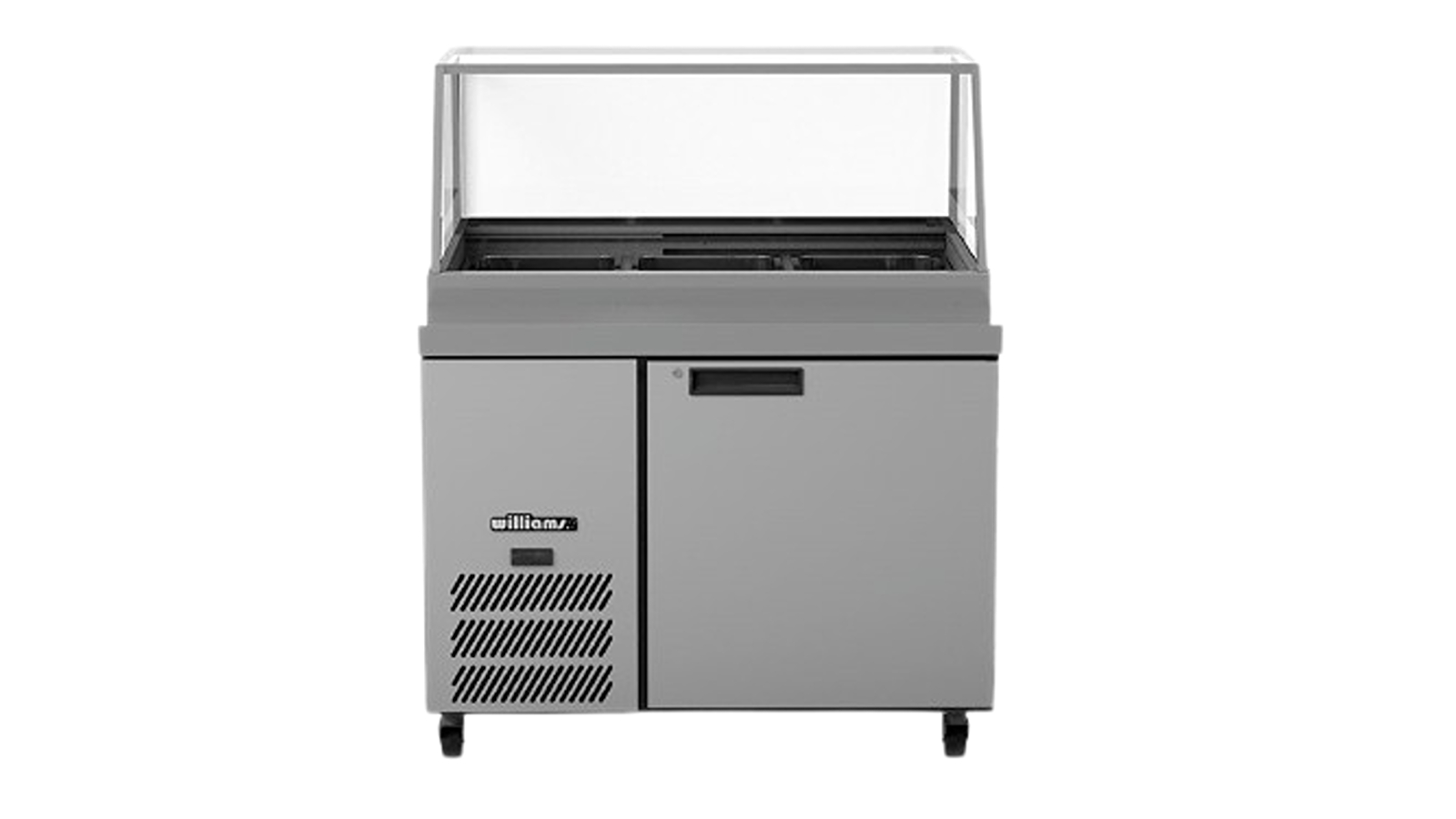 Williams 1-Door White Colorbond Banksia Preparation Counter Refrigerator with Flat Blown Air Well