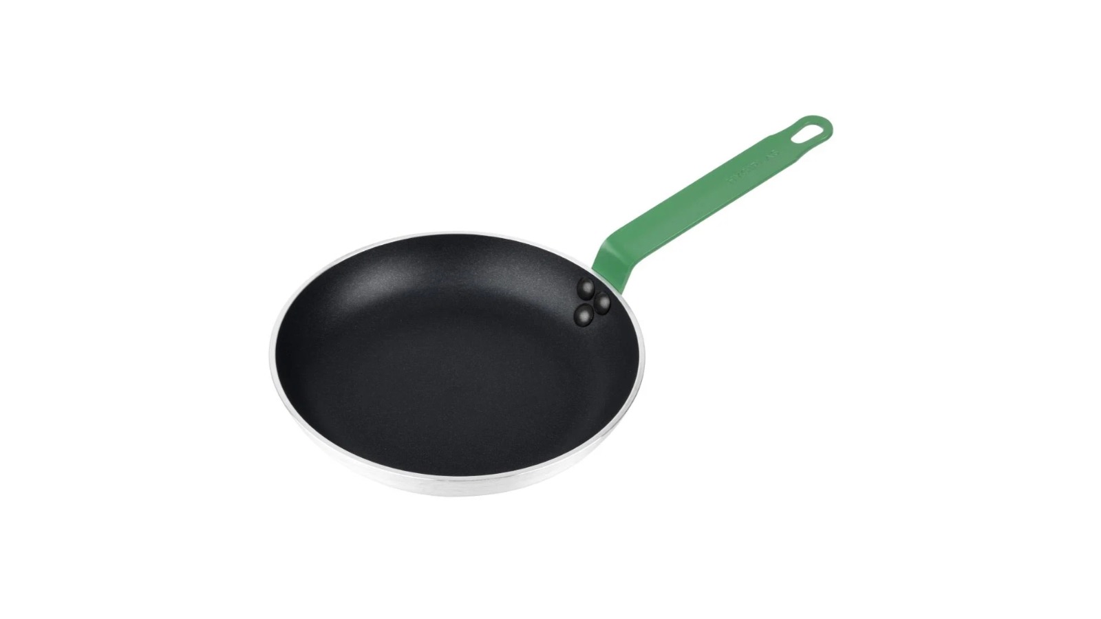 Hygiplas Green Aluminium Non-Stick Platinum Plus Frying Pan - 24cm