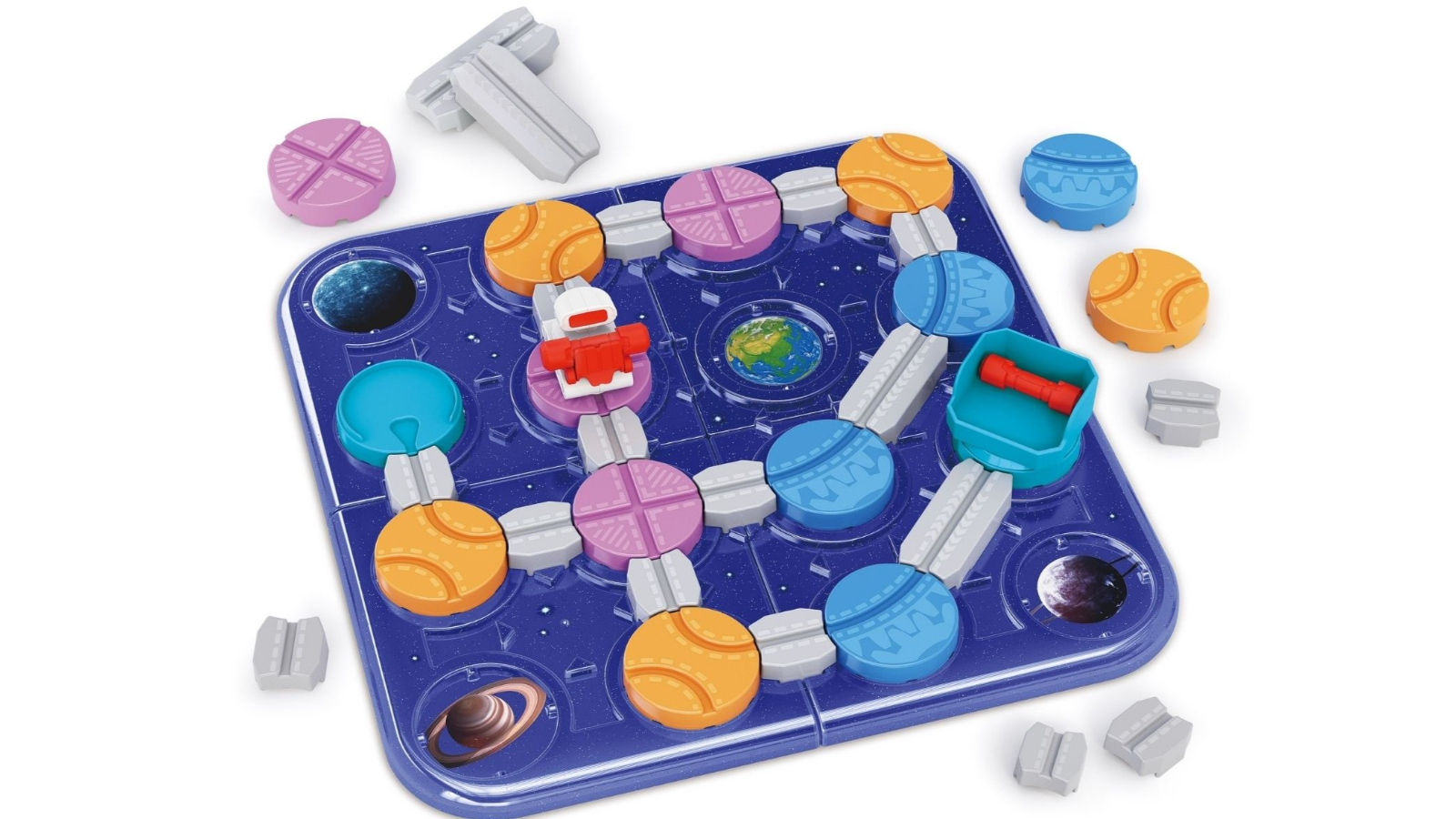 Hola Explore Planets Path Planning Puzzle