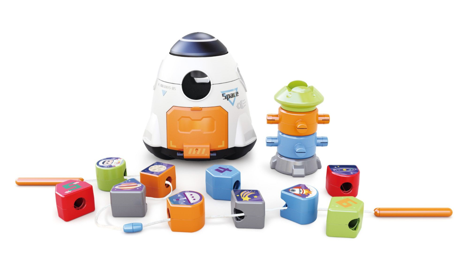 Hola Magic Spaceship Toy Sorter Building Set