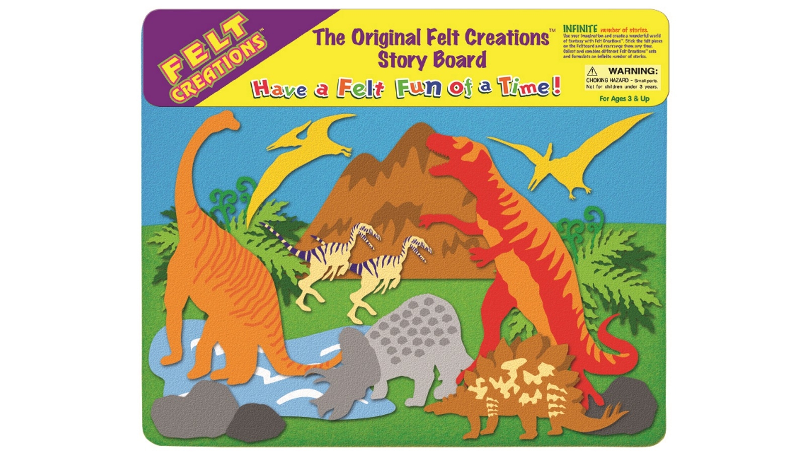 Felt Creations Prehistoric Dinosaurs