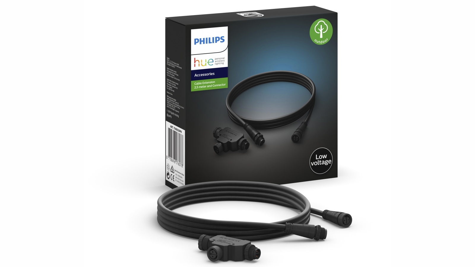 Philips Hue Outdoor 2.5m Extension Cable with T-part