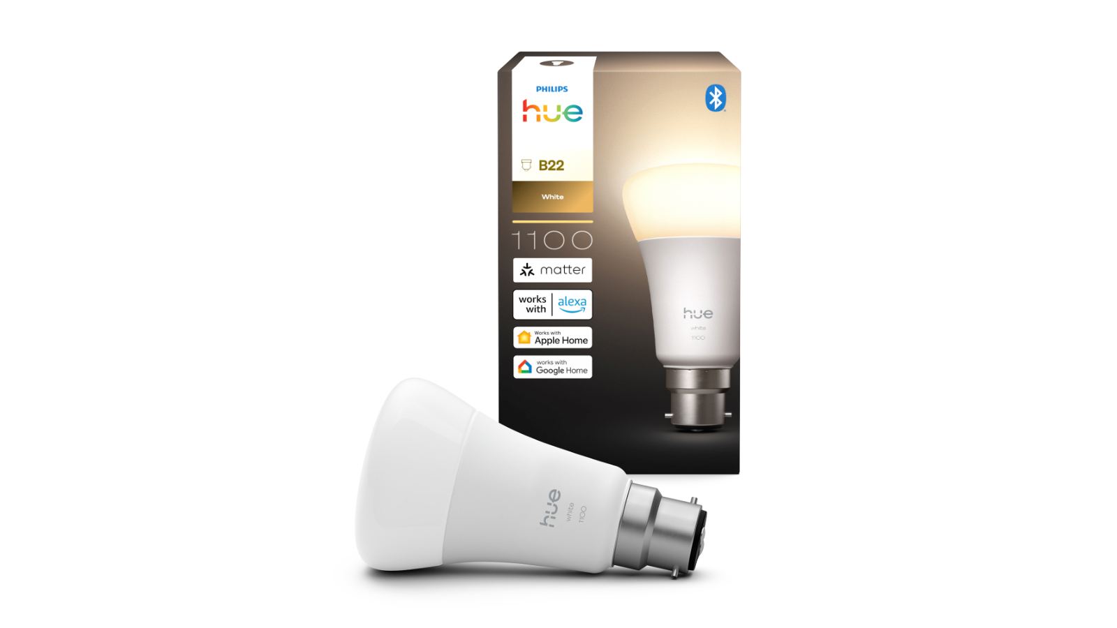 Philips Hue 9.5W A60 B22 V2 White Ambiance Bulb