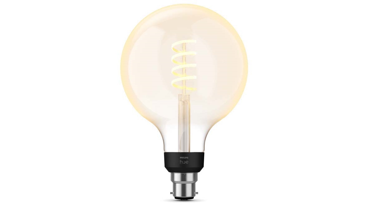 Philips Hue White Ambiance G125 B22 Filament Globe Smart Bulb with Bluetooth Harvey Norman