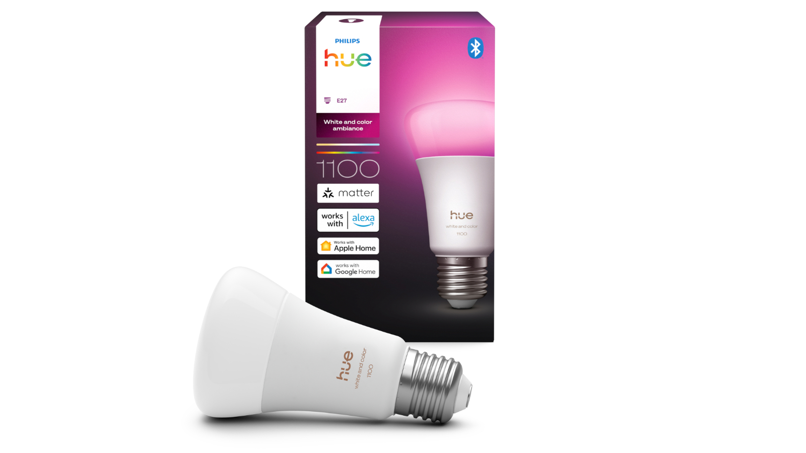 Philips Hue 11W A60 E27 V2 White Ambiance Bulb