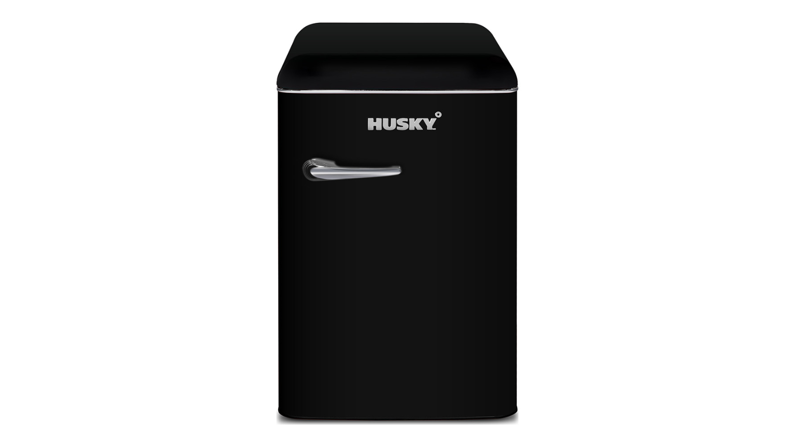 Husky 118L Retro Style Bar Fridge - Black