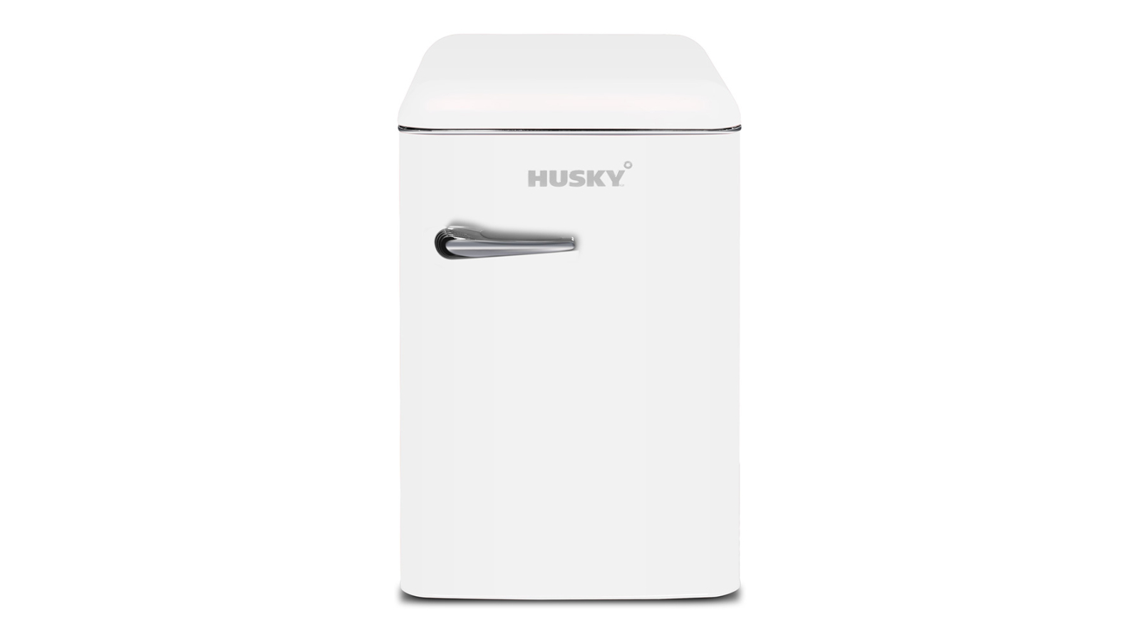 Husky 118L Retro Style Bar Fridge - White