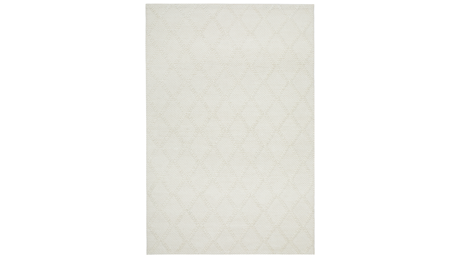 The Weave Studio Ollie White Rug - 225 x 155cm